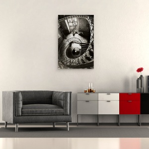 Tablou canvas - Carpe Diem, Arhitectura, Paris, Trecere, Vivienne, Spiral, 60 x 90 cm - Img 2