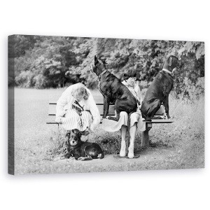 Tablou canvas - Cei Mai Buni Prieteni, Caine, Prieten, Polonia, Animal, 50 x 80 cm
