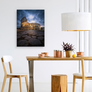 Tablou canvas - Colosal, La Roma, Reper, Italia, Arhitectura, Faimos, 50 x 70 cm - Img 4