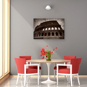 Tablou canvas - Colosseum, La Roma, Ruina, Arhitectura, Monument, 40 x 60 cm - Img 4