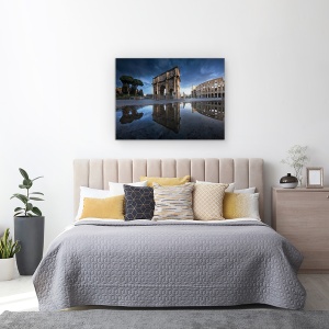 Tablou canvas - Constantino, Antic, Arhitectura, Arc, La Roma, Monument, 75 x 100 cm - Img 3
