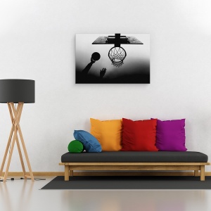 Tablou canvas - Cos, Actiune, Cos, Minge, Mana, 60 x 90 cm - Img 2