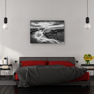 Tablou canvas - Dansul apei, Peisaj, Rasarit, Australia, Stanca, 60 x 90 cm - Img 3
