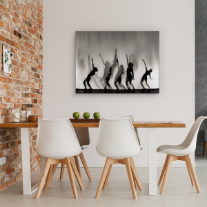 Tablou canvas - Dansul, Limbajul Sufletului, Umbre, Stare De Spirit, 75 x 100 cm - Img 4