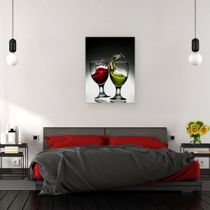 Tablou canvas - Dansul Sticlei, Liniste, Reflectie, 50 x 70 cm - Img 3