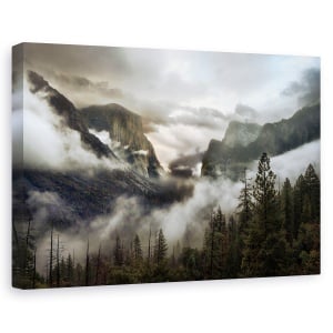 Tablou canvas - Dimineata In Vale, Yosemite, Munti, Rasarit De Soare, Parc National, California, 60 x 90 cm