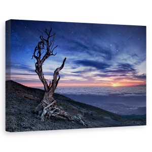 Tablou canvas - Dincolo De Cer, Peisaj, Panorama, Cetos, Apus De Soare, 60 x 90 cm