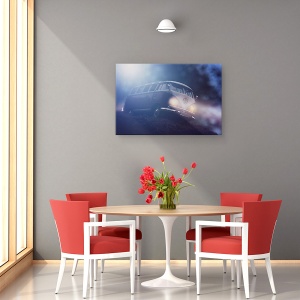 Tablou canvas - Explorator, Volkswagen, Masina, Autobuz, Noapte, 60 x 90 cm - Img 4