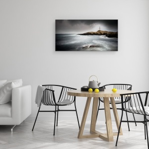 Tablou canvas - Far, Panorama, Mare, Ocean, Stanca, 50 x 100 cm - Img 4