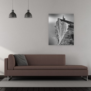 Tablou canvas - Farul Belle Tout, Far, Turn, Pervaz, Creasta, Stanca, 60 x 75 cm - Img 2