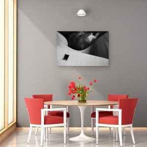 Tablou canvas - Fereastra, Modern, Arhitectura, Val, 60 x 90 cm - Img 4