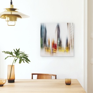 Tablou canvas - Flatiron, New York, Taxi, 90 x 90 cm - Img 4