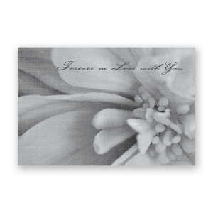 Tablou Canvas - Floare, Citat, Monchrom, 75 x 100 cm