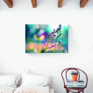 Tablou canvas floral cu muguri 80x120 cm
