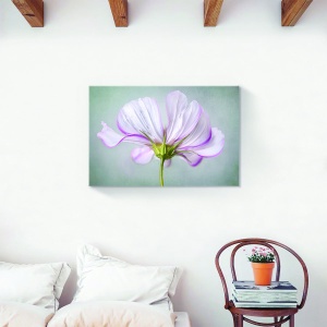 Tablou decorativ floral canvas roz 60x90 cm