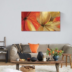 Tablou Canvas - Flori, 50 x 100 cm - Img 2