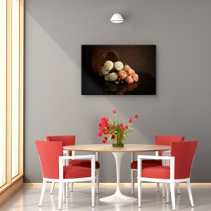 Tablou canvas - Flori, Natura moarta, Lumina, 80 x 120 cm - Img 4