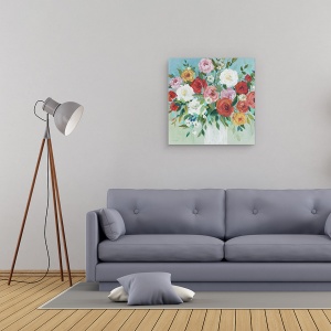 Tablou canvas - Flori, Variatia Trandafirilor, Pictura, 60 x 60 cm - Img 2