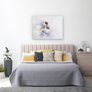 Tablou Canvas - Gargarite, Buburuza, Floare, 60 x 80 cm - Img 3