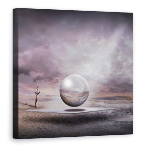 Tablou canvas - Geneza, Ireal, Fantezie, Minge, Sfera, 90 x 90 cm