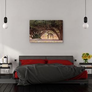 Tablou canvas - Girafa - Namibia, Nature, Africa, Peisaj, Safari, 60 x 90 cm - Img 3