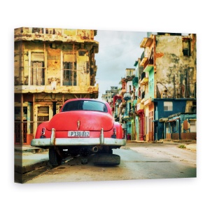 Tablou canvas - Havana II, American, Vechi, Parcat, Retro, 75 x 100 cm