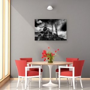 Tablou canvas - II, Arhitectura, Poluare, Cos De Fum, Fum, 40 x 60 cm - Img 4