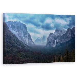 Tablou canvas - In Mijlocul Unei Furtuni, Yosemite, Tunet, Cer, 50 x 80 cm