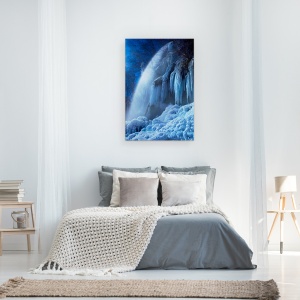 Tablou canvas - Inghetat In Lumina Lunii, Turture, 60 x 90 cm - Img 3