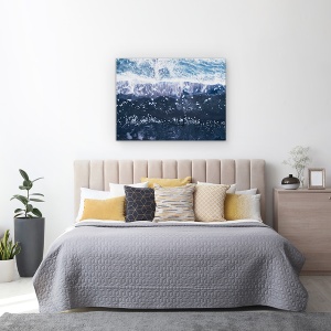 Tablou canvas - Jokulsarlon, Drona, Aeriana, Peisaj, De Mai Sus, Islanda, 50 x 70 cm - Img 3