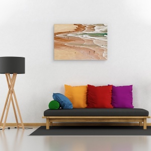Tablou canvas - La Plaja, Brittany, Franta, Plaja, Coasta, 80 x 120 cm - Img 2
