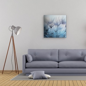 Tablou Canvas - Lacrimi, Picaturi, Roua, Abstract, Pene, 60 x 60 cm - Img 2