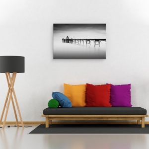 Tablou canvas - Land Liminal, Debarcader, Pod, Laptos, 40 x 60 cm - Img 2