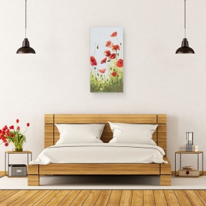 Tablou canvas - Maci de munte II, 50 x 100 cm - Img 3