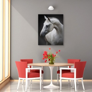 Tablou canvas - Maggie, Cal, Cai, Simplu, Animal, Animale, 60 x 75 cm - Img 4