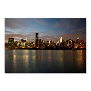 Tablou Canvas - Manhattan din estul raului, 80 x 120 cm