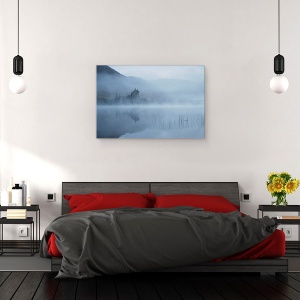 Tablou canvas - Misterios, Kilchurn, Castel, Ceata, Dimineata, Misterios, 60 x 90 cm - Img 3