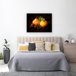Tablou canvas - Natura Moarta, Mar, Strugure, Pictura, Studio, 60 x 80 cm - Img 3