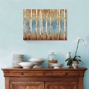Tablou Canvas - Natura, Padure, Mesteacan, 75 x 100 cm - Img 2