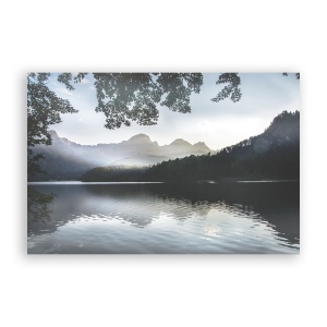 Tablou Canvas - Natura, Peisaj, Munte, Padure, Lac, 80 x 120 cm