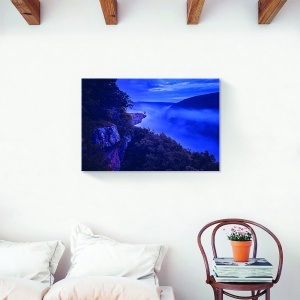 Tablou canvas decorativ natură cu peisaj pădure și munte