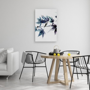 Tablou canvas - Natura, Planta, Artar Albastru, Pictura II, 40 x 60 cm - Img 4