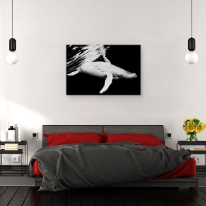 Tablou canvas - Negru Si Balena, Cocoasa, Sefii, Sub Apa, 60 x 90 cm - Img 3