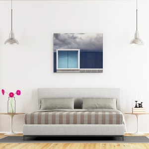 Tablou canvas - Nimic De Aratat, Arhitectura, Abstract, Perete, Fereastra, Forme, 60 x 75 cm - Img 3