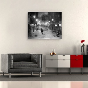 Tablou canvas - Ninge, Zapada, Iarna, Rece, Lampi, 60 x 75 cm - Img 2