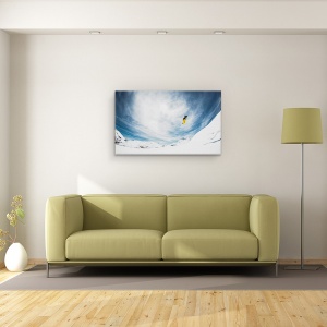 Tablou canvas - O Metoda Buna, Italia, Livigno, Iarna, Soare, Distractie, 50 x 80 cm - Img 2