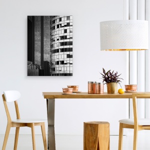 Tablou canvas - O Multime De Ferestre, Abstract, Arhitectura, Structura, 50 x 70 cm - Img 4