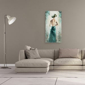 Tablou canvas - Oameni, Femeie, Pictura, Echilibru, 50 x 100 cm - Img 3