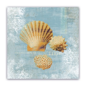 Tablou Canvas - Ocean, Baie, Nisip, Scoici, 60 x 60 cm