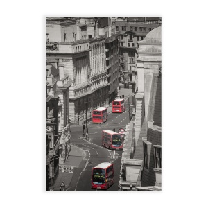 Tablou Canvas - Oras, Londra, Cladiri, Trafic, 50 x 80 cm